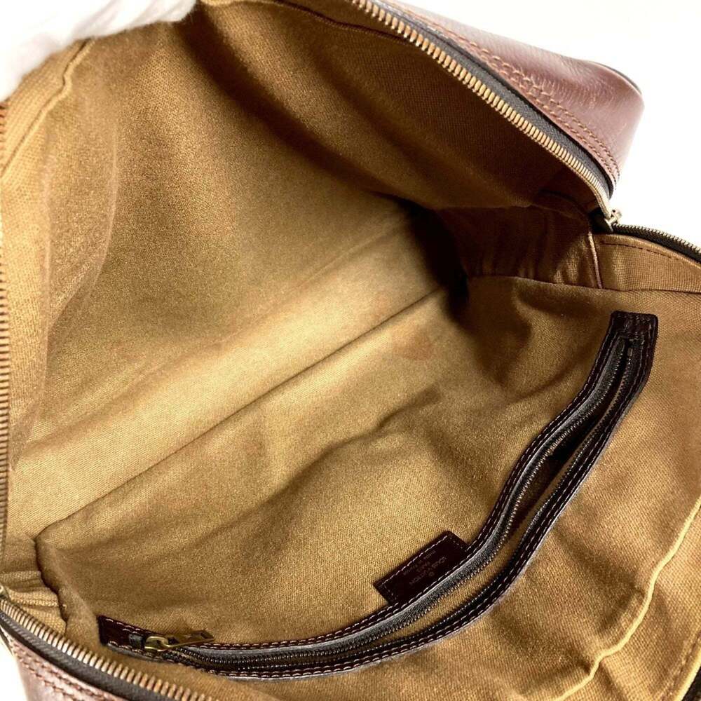 LOUIS VUITTON Authentic Brown Leather Tote Bag - Picture 12 of 16